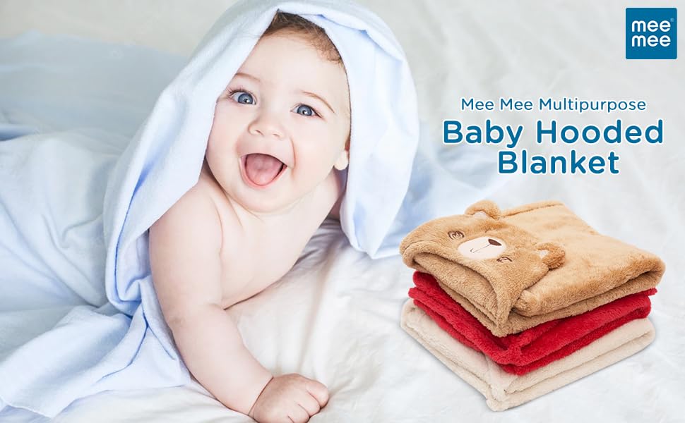 MeeMee Cozy Adorable Brown Bear Blanket