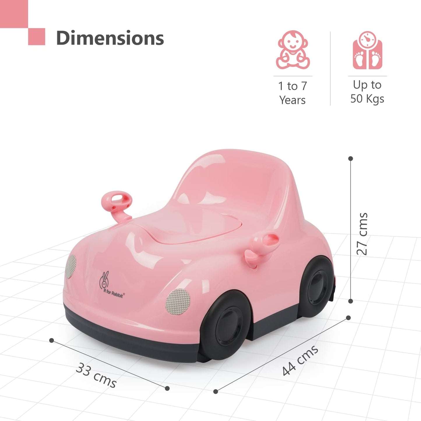 R for Rabbit Vroom Potty Training Seat