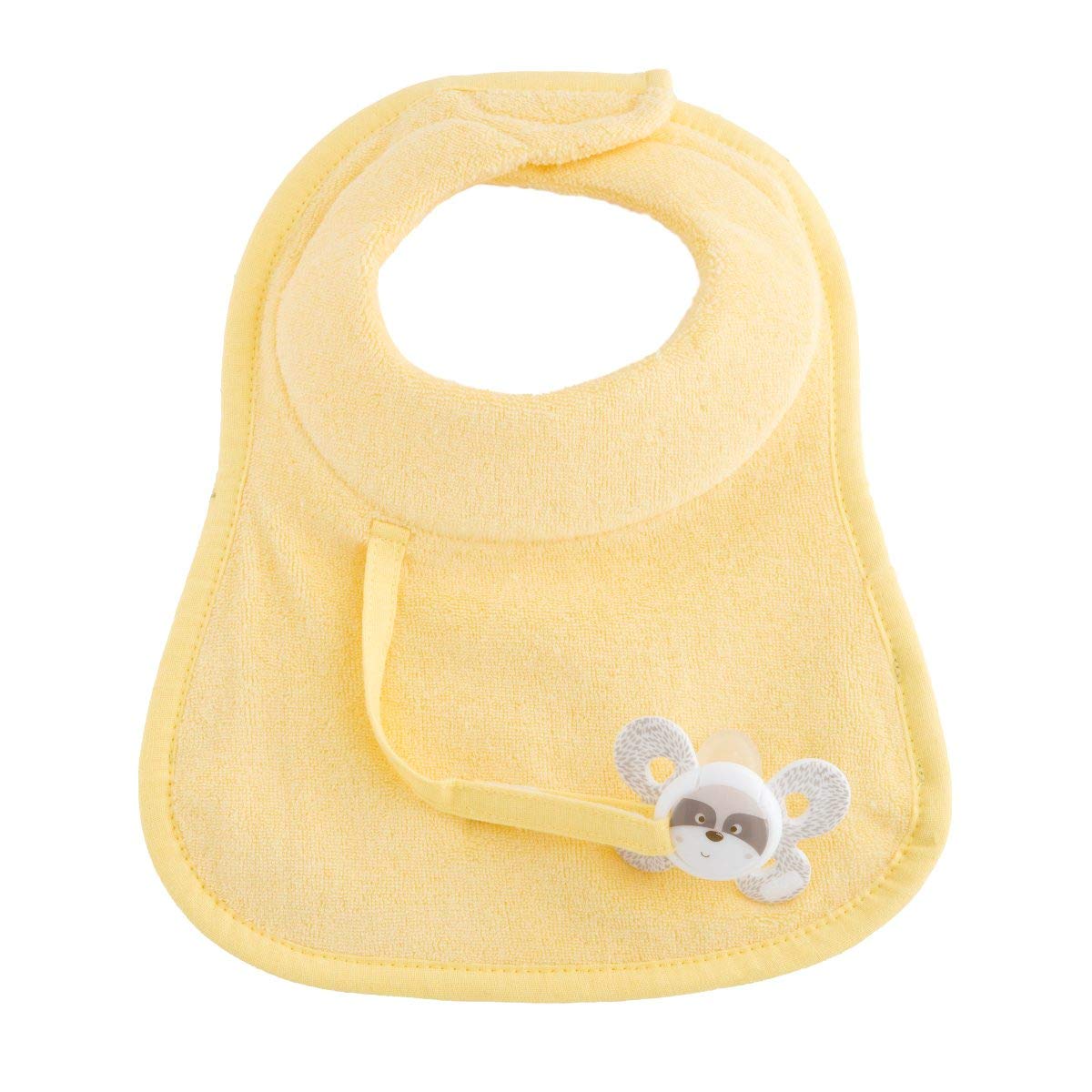 Chicco Baby Milky Bib 0M+ 2 Pcs Girl (pink/yellow)