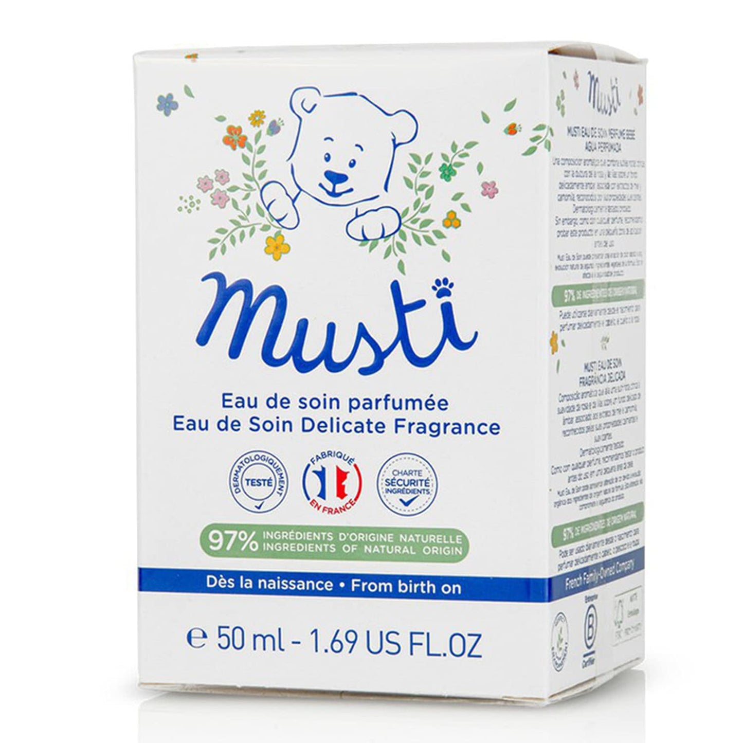 Mustela Musti Baby Perfume & Cologne Spray - 50ml