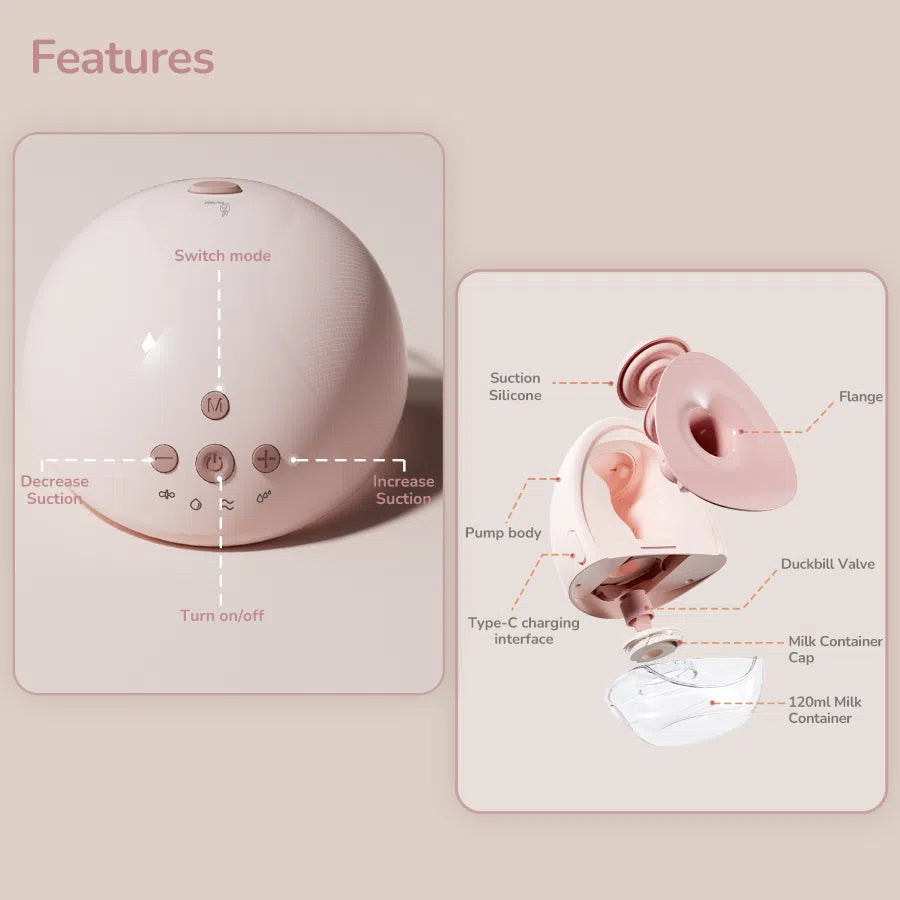 R for Rabbit First Feed Flexi Wearable Electric Breast Pump