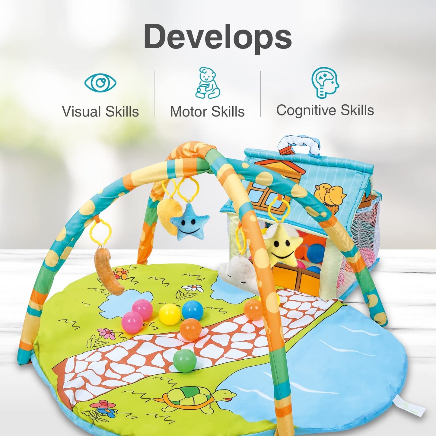 R for Rabbit First Play House Baby Play gym Mat
