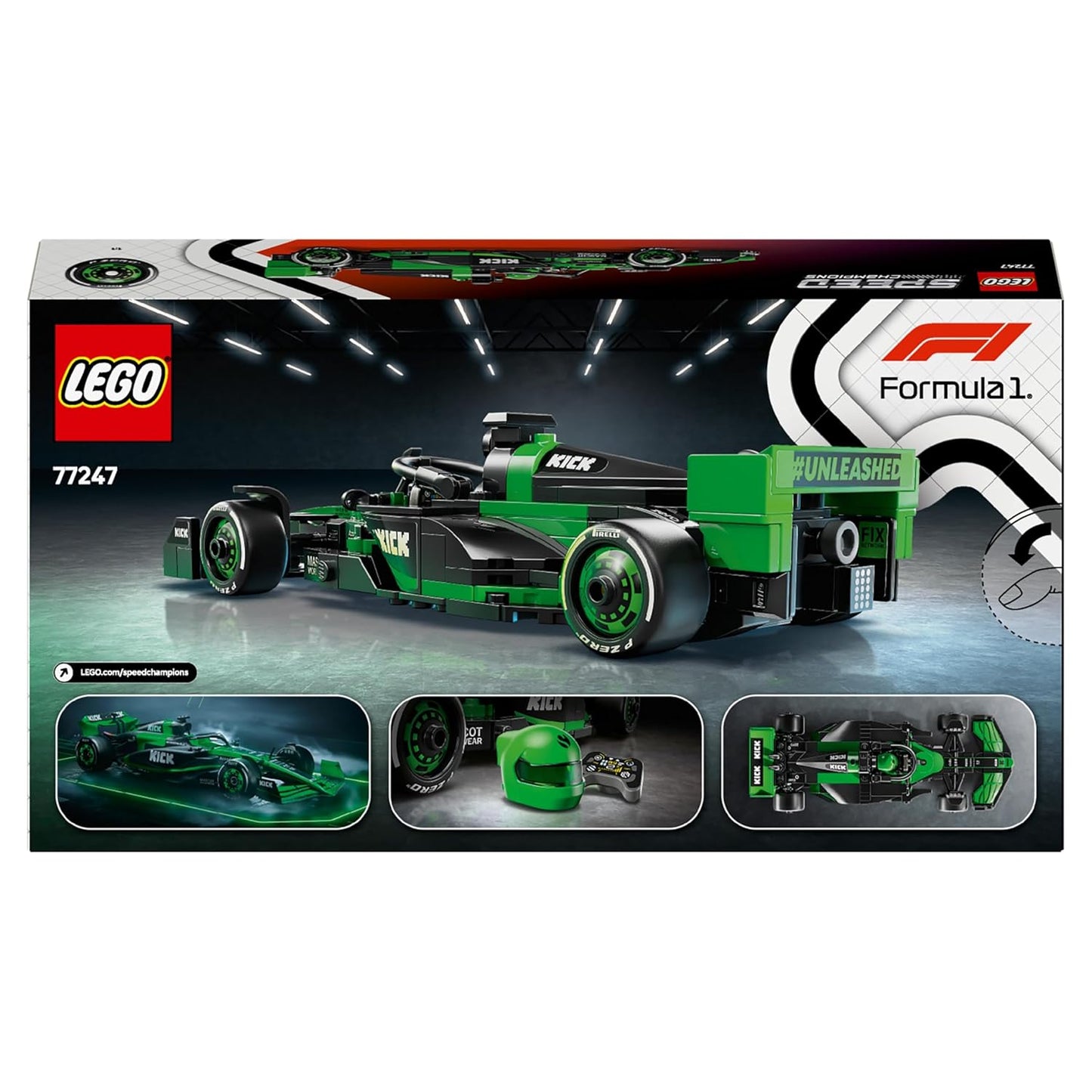 LEGO Speed Champions Kick Sauber F1 Team C44 Race Car