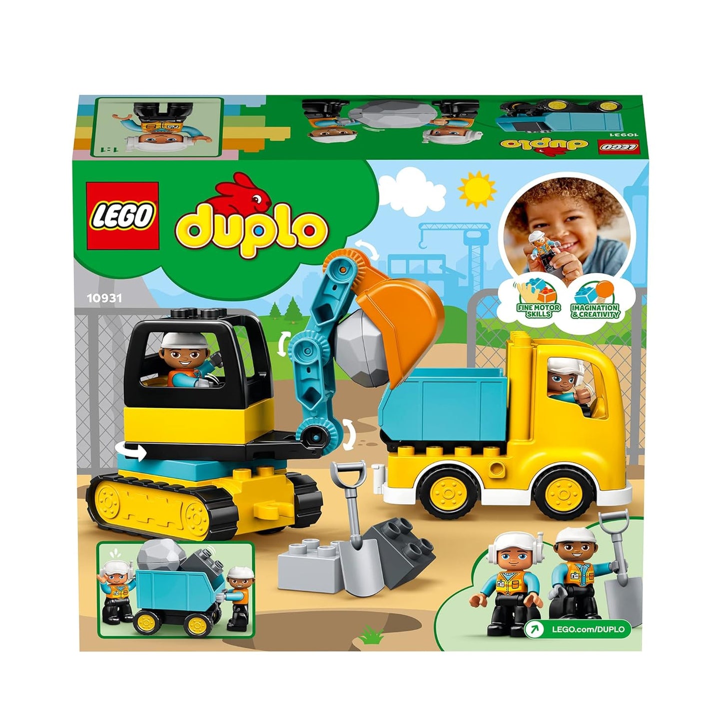 Lego Truck & Tracked Excavator