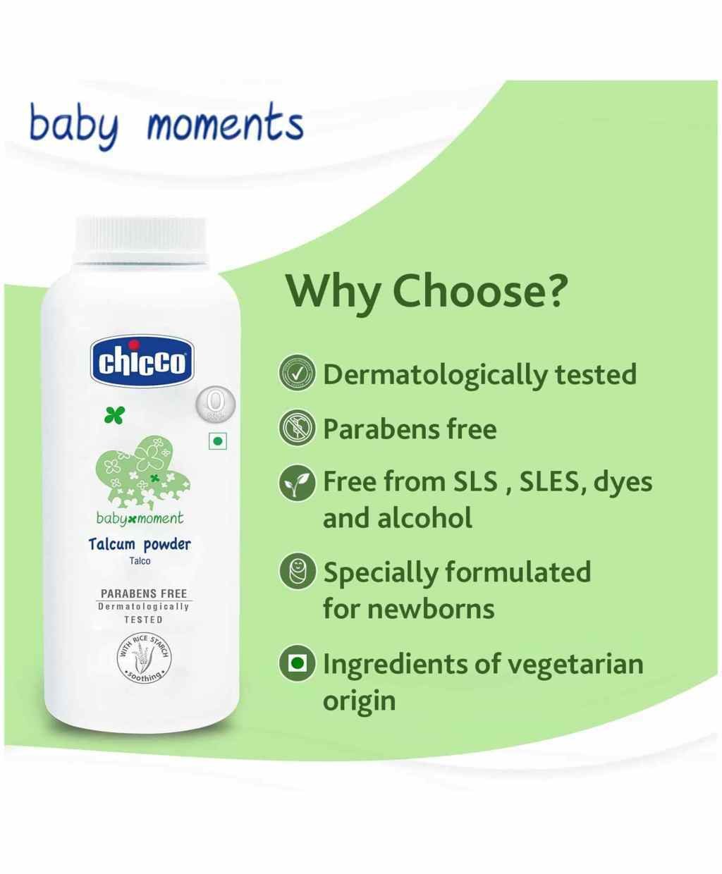 Chicco Talcum Powder 150g & Soap Bar 75g Combo