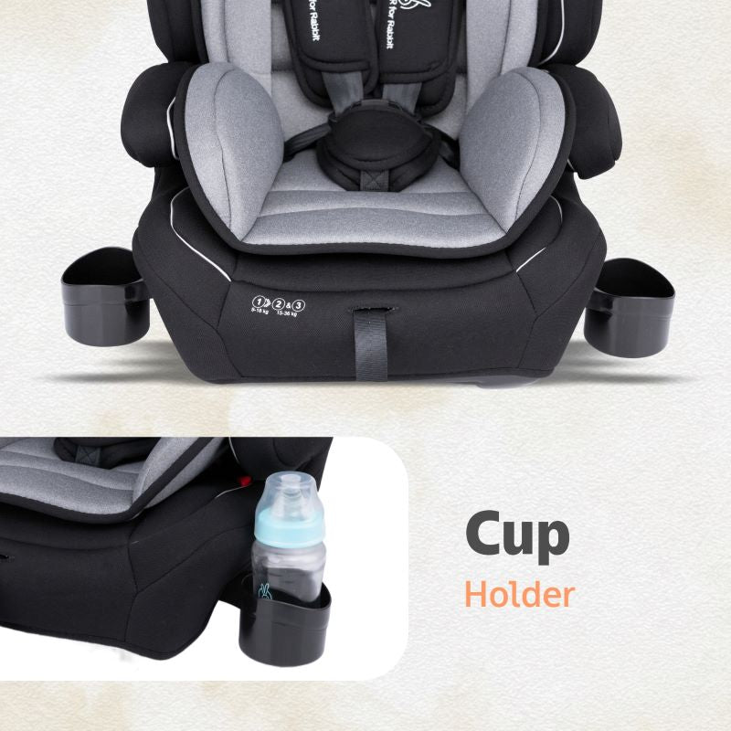 R for Rabbit Jumping Jack Grand Baby Car Seat for 9months to 12 Years