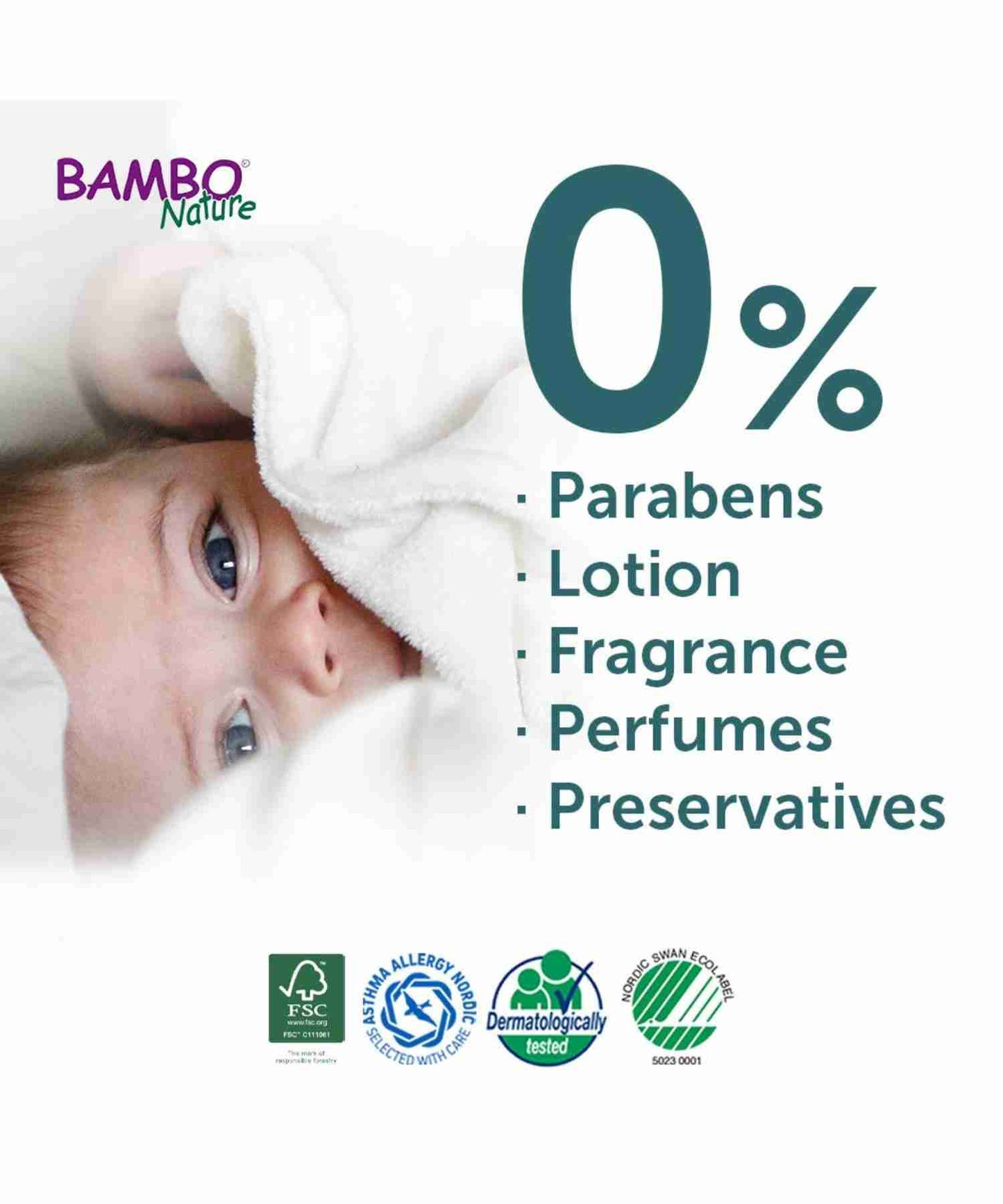 Bambo Nature Premium Baby Tape Diapers for Baby Large,24 Count
