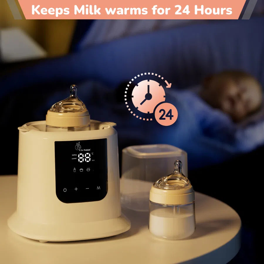 R for Rabbit Hot Bot Smart Baby Bottle Warmer 3-in-1 Multifunctionality And LED Smart Touch Screen