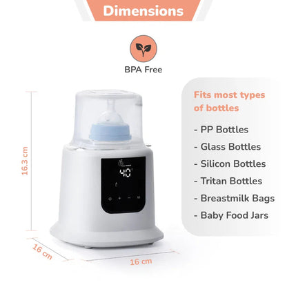 R for Rabbit Hot Bot Smart Baby Bottle Warmer 3-in-1 Multifunctionality And LED Smart Touch Screen