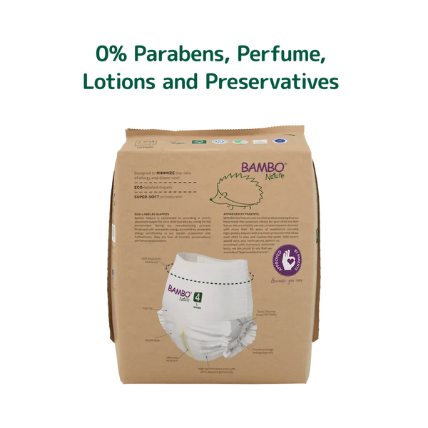 Bambo Nature Premium Baby Pants Diapers for Baby Large Size (7-12 Kgs)
