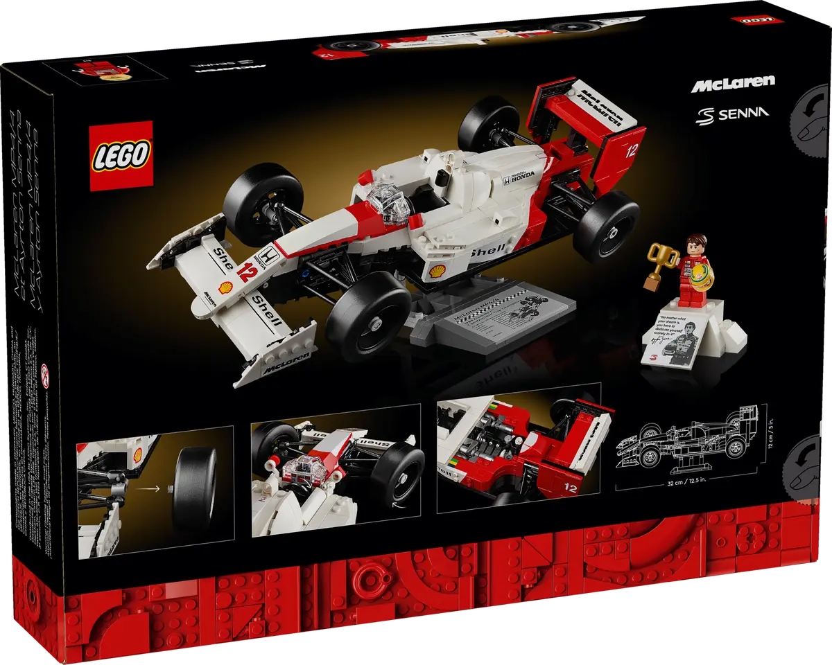 LEGO Icons McLaren MP4/4 & Ayrton Senna