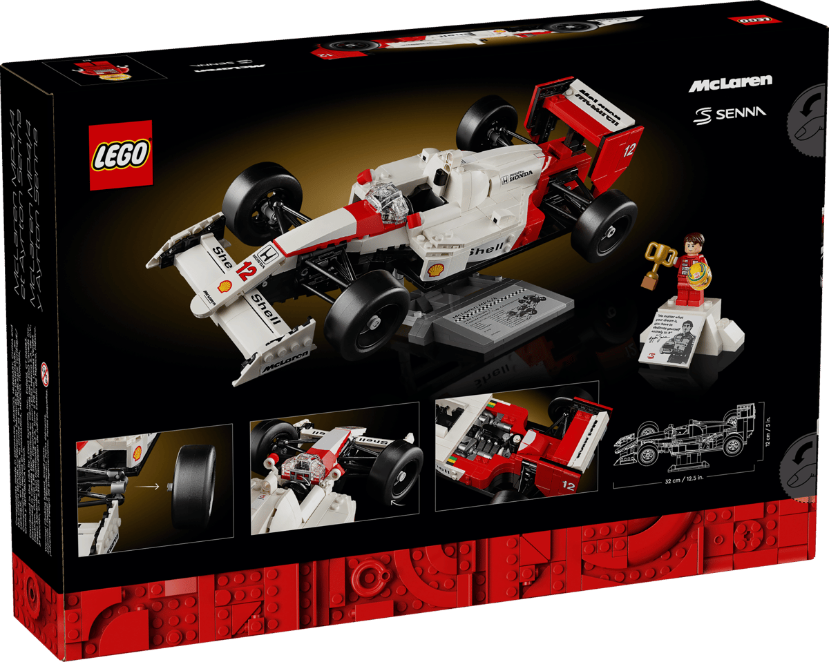 LEGO Icons McLaren MP4/4 & Ayrton Senna