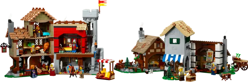LEGO Medieval Town Square