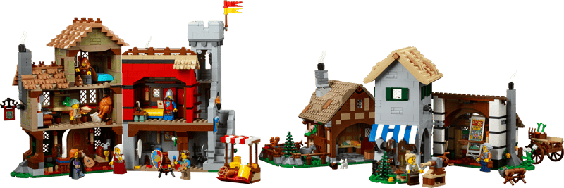 LEGO Medieval Town Square