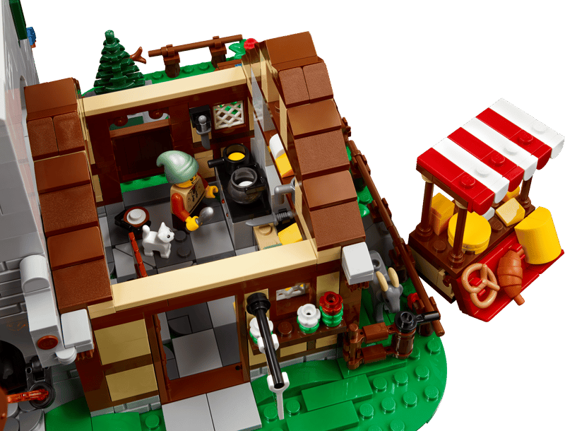 LEGO Medieval Town Square