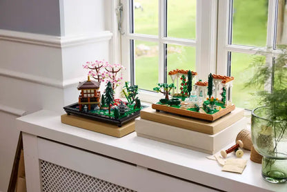 LEGO Fountain Garden