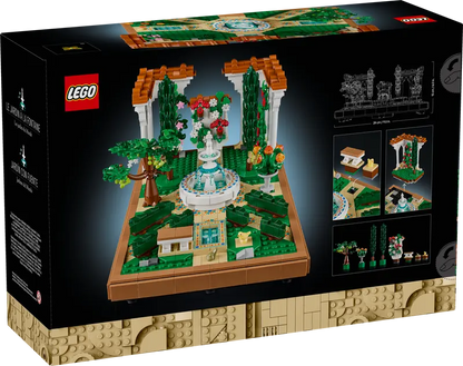 LEGO Fountain Garden