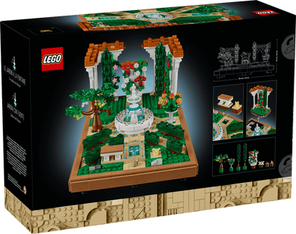 LEGO Fountain Garden