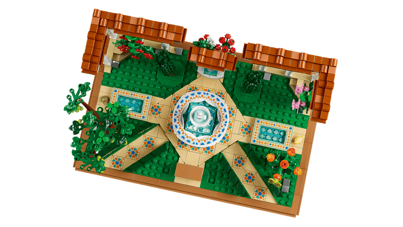 LEGO Fountain Garden