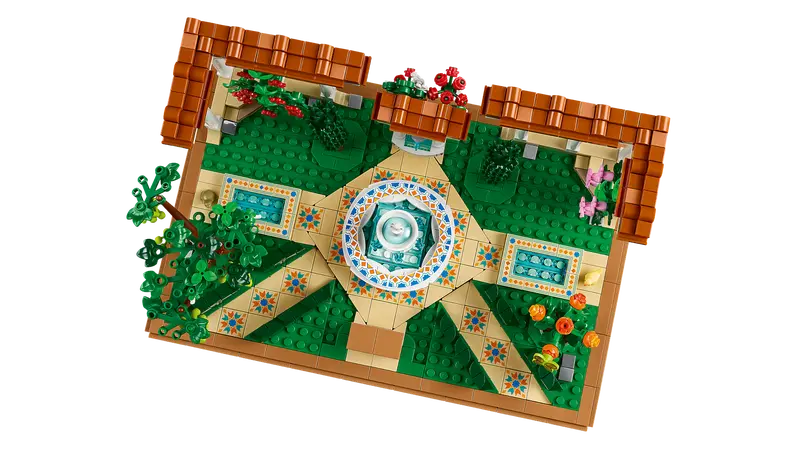 LEGO Fountain Garden