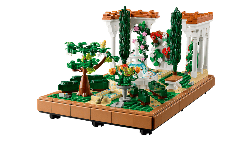 LEGO Fountain Garden