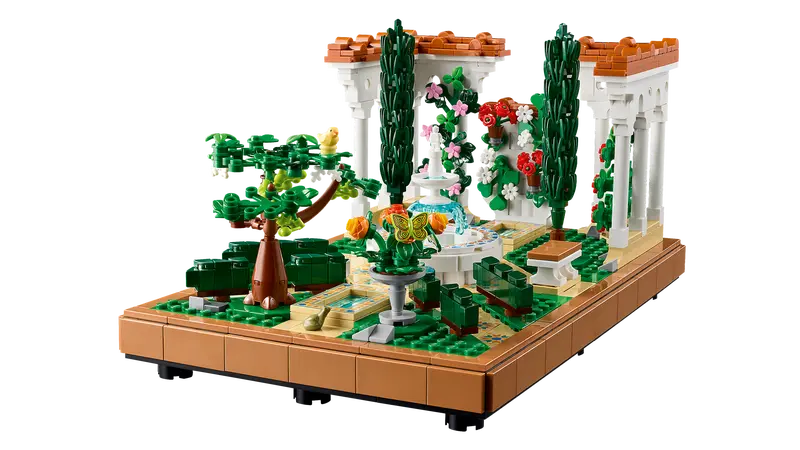 LEGO Fountain Garden