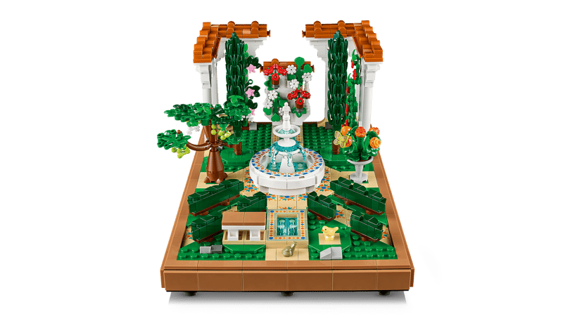 LEGO Fountain Garden