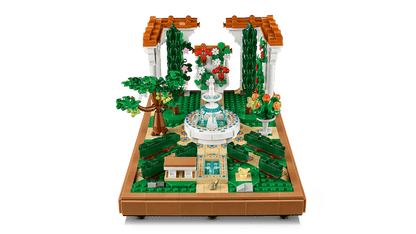 LEGO Fountain Garden