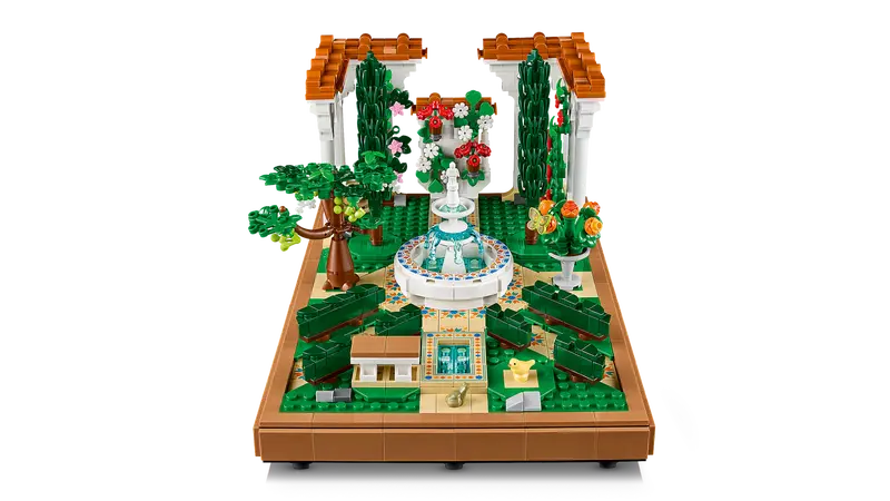 LEGO Fountain Garden