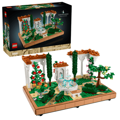 LEGO Fountain Garden