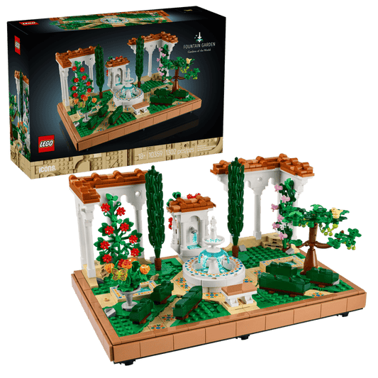 LEGO Fountain Garden