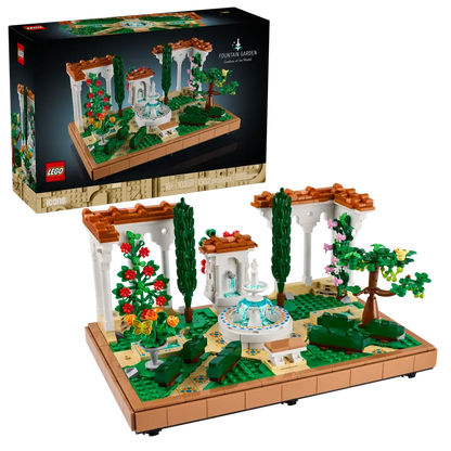 LEGO Fountain Garden