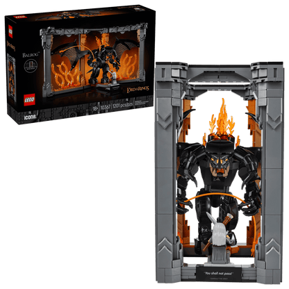 LEGO The Lord of The Rings: Balrog Book Nook