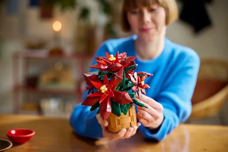 LEGO Poinsettia Plant