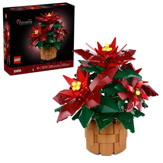 LEGO Poinsettia Plant