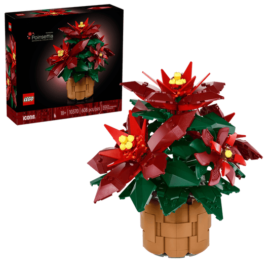 LEGO Poinsettia Plant