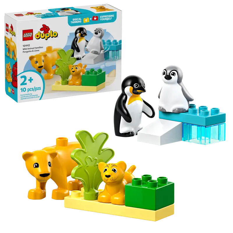 LEGO Animal Families: Penguins & Lions