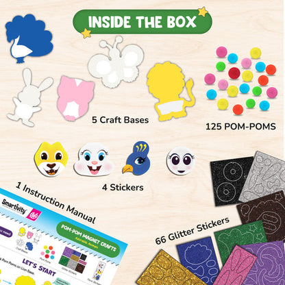 Smartivity Pom Pom Magnet Craft Kit