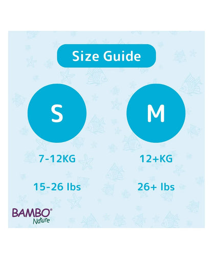 Bambo Nature Disposable Swim Diaper Pants  Small (7-12 kgs)