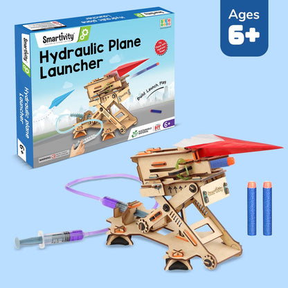 Smartivity 2in1 Hydraulic Aeroplane & Dart Launcher
