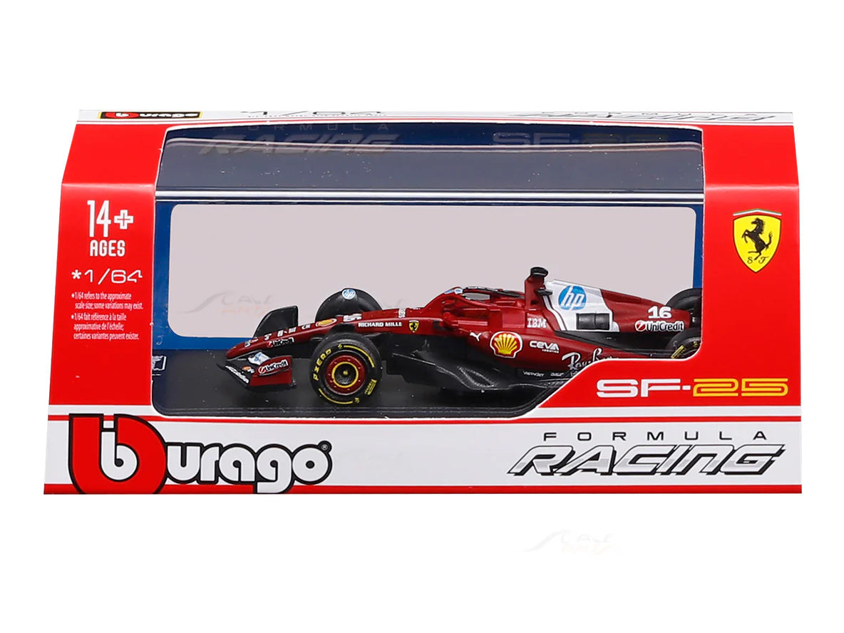 Bburago F1 Ferrari SF25 2025 Charles Leclerc Australia GP 1/64