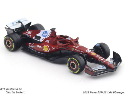 Bburago F1 Ferrari SF25 2025 Lewis Hamilton Australia GP 1/64