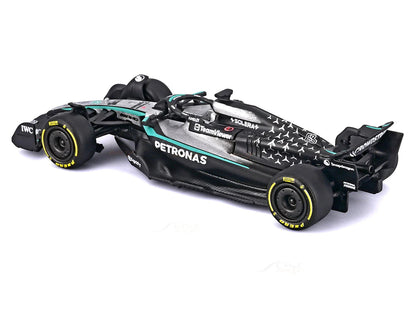 Bburago F1 Mercedes AMG W16 2025 George Russell Australia GP 1/64 Scale Model car