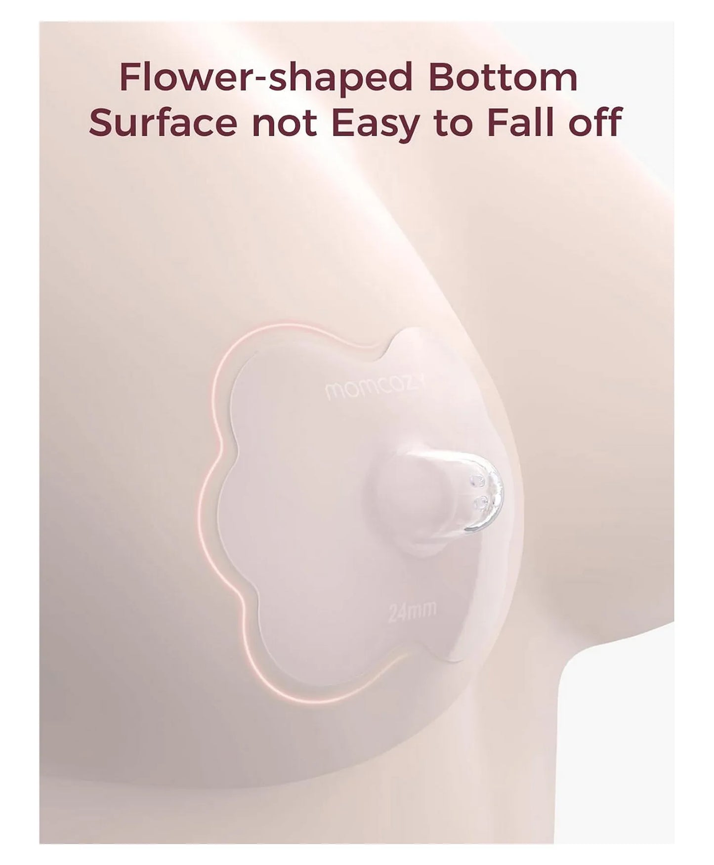 Momcozy Nipple Shields-24mm Breastfeeding Access Transparent