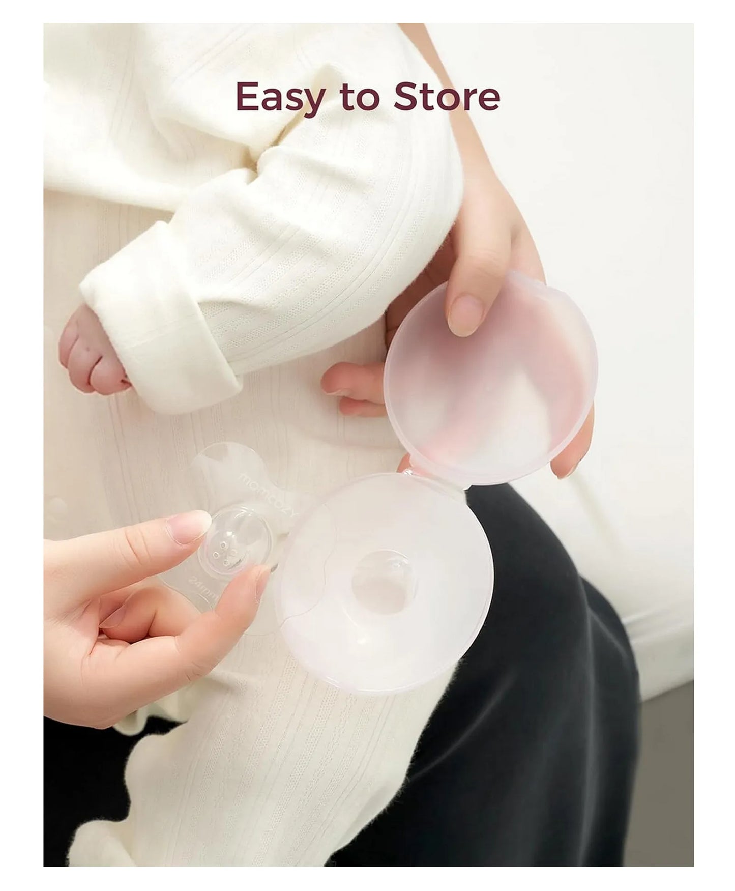 Momcozy Nipple Shields-24mm Breastfeeding Access Transparent