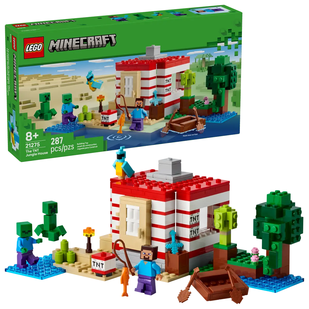 LEGO Minecraft The TNT Jungle House
