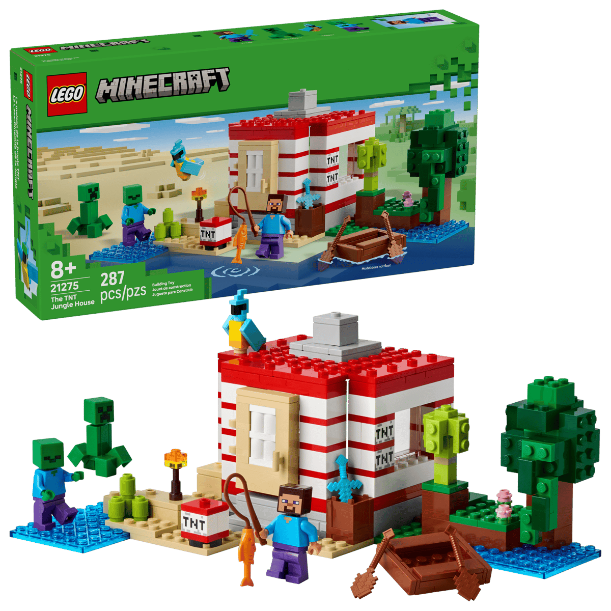 LEGO Minecraft The TNT Jungle House