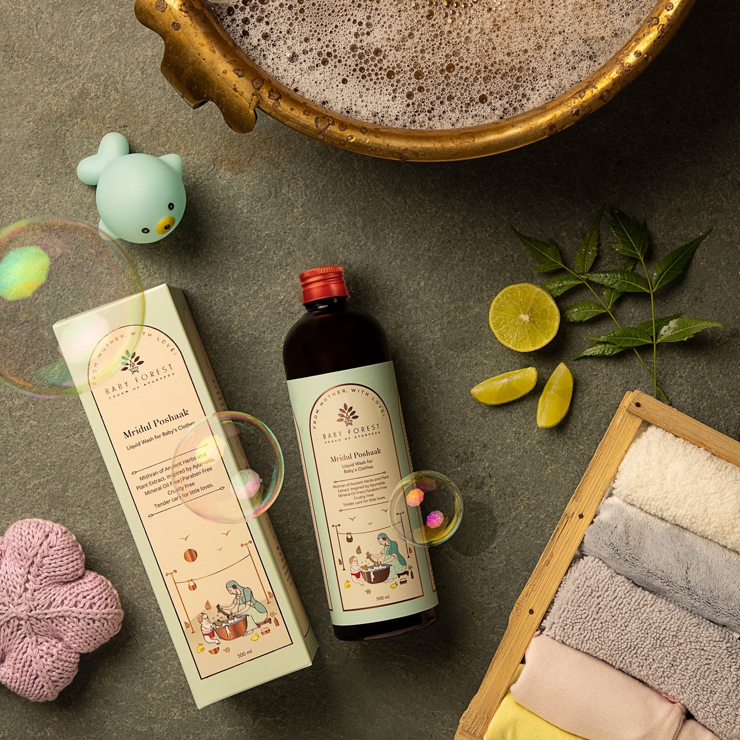 Baby Forest Mridul Poshaak - Liquid Detergent for Baby’s Clothes