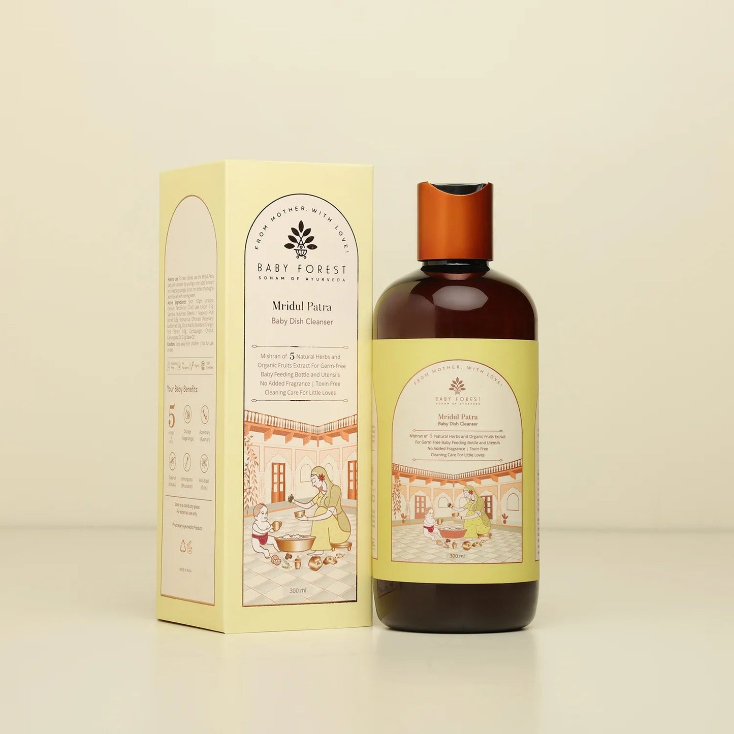 Baby Forest Mridul Patra Ayurvedic Baby Dish Cleanser