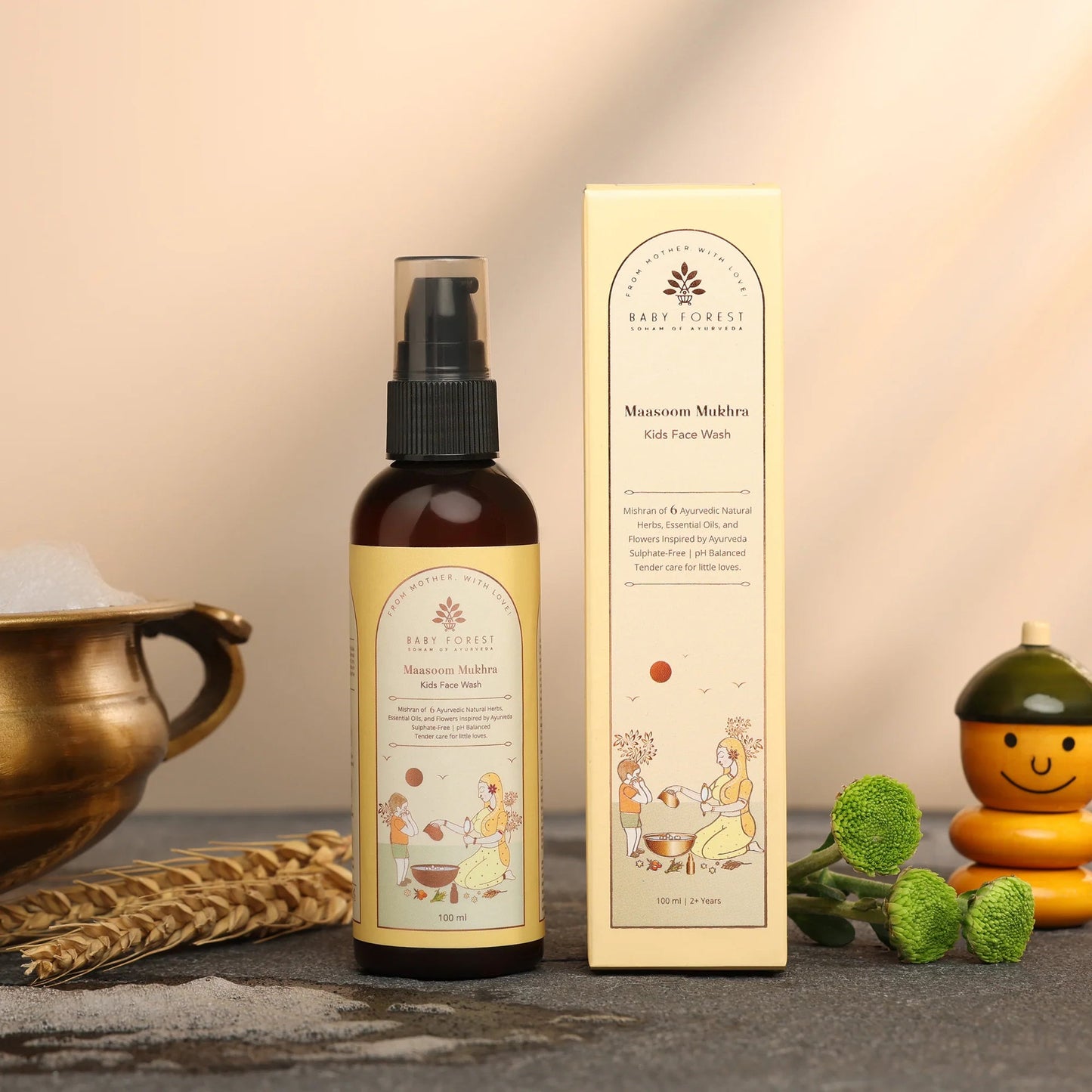 Baby Forest Maasoom Mukhra Ayurvedic Kids Face Wash